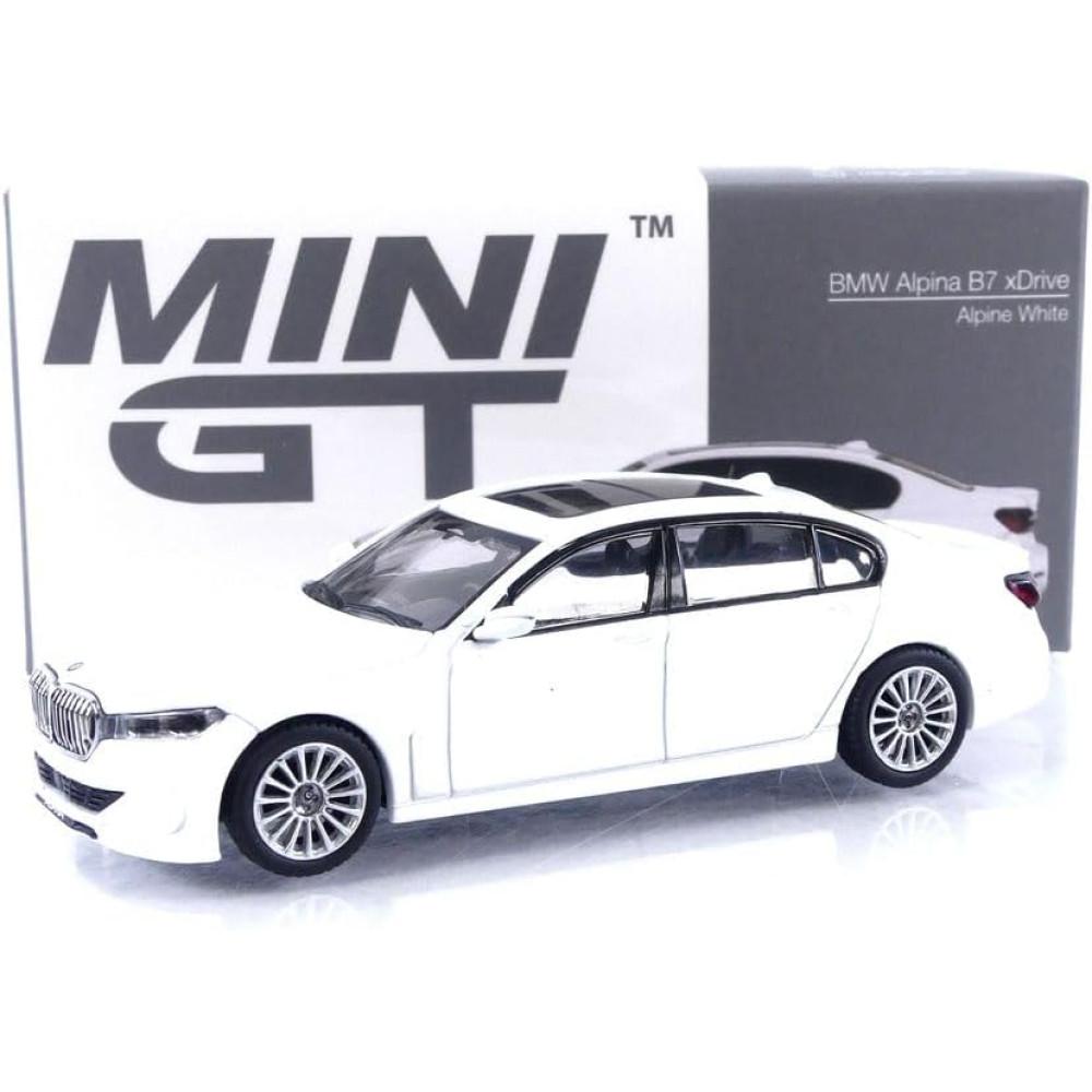 Машинка Mini GT BMW Alpina B7 xDrive Alpine White - купити на